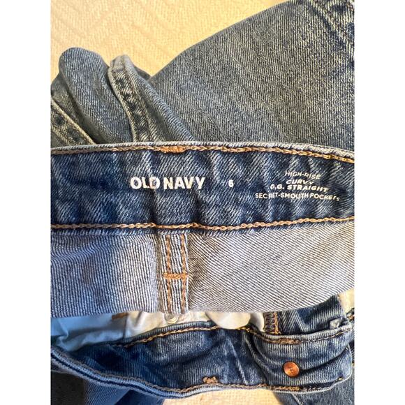 OLD NAVY Curvy O.G. Straight High-Rise Jeans Women’s Size 6 - Picture 5 of 6